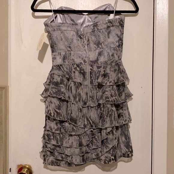 Guess Strapless Ruffled Mini Dress - Picture 2 of 4